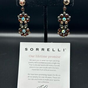 Sorrelli Multicolor Crystal Drop Earrings